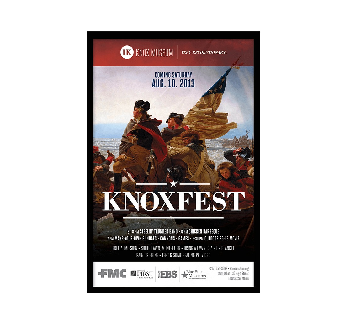Knox Museum Knoxfest Announcement Poster Design